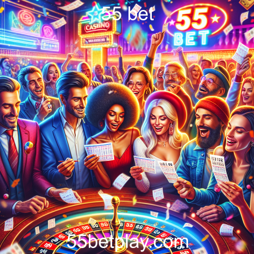 A Emoção de Jogar Loteria na 55 Bet